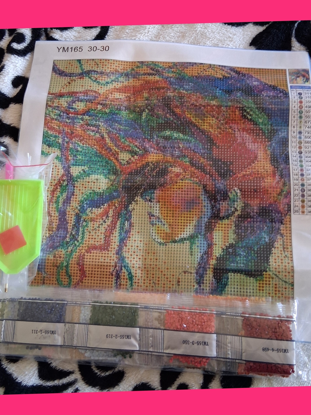 Multicolor Abstract Diamond Painting Kit